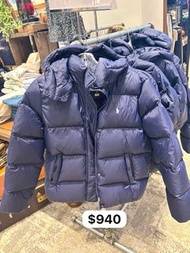 Polo Ralph Lauren 藍色羽絨外套