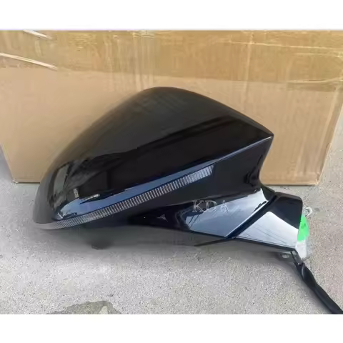 Car Rear 11 pins Mirror Assembly Rearview Mirror Auto Folding Black Paint for MG 4 MG4 EV Mulan 2022