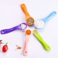 Powder Measuring Scoop 5 Pcs Set Baking Measuring Spoons 2 Scale HangingMeasure Gram Cups Child Milk