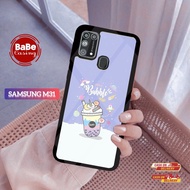 Case Samsung M31 - Casing Hp Boba Softcase Glass Silikon Kesing Kondom