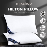 mixshop Premium 5 STAR Hilton Hotel Pillow 1000G Anti-Bacterial Dustmite [SG READY STOCK]