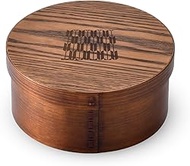 J-kitchens Arrow Feather Box (Wooden Oitsu) Approx. 4 to 5 inches (21 cm) x 3.7 inches (9.5 cm) Curr