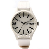 ♞Zoo York White Silicone Analog Watch ZY-1940G-WHT