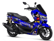 Stiker Decal Full Body Motor Yamaha New Nmax Biru Mickey Mouse