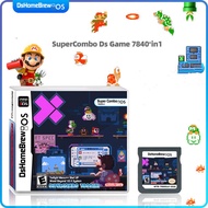 7800in1 NDS Game Card Mario Series Multi Simulator Integrated DSTWO Mini Core English Card New3DSXL/ NDS/DS