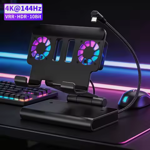 100W Docking Station for Switch 2 with Dual Cooling Fan 4K@60Hz HDMI 1000Mbps Ethernet Compatible wi
