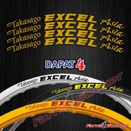 Takasago Excel Asia Rim Stickers
