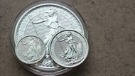 2026年不列顛銀幣 1/10, 1/4, 1  安士銀幣