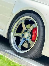 正品拆車ADVAN GT 鍛造19寸 9.5J ET 45 5120帶原裝箱子 成色新 合適FL5 FK8