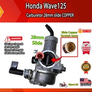 Honda Wave125 Carburetor 28mm Copper 22mm 24mm Intake Pipe 22mm Kaburetor Carburator Karburator