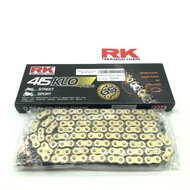 100% ORIGINAL RK CHAIN TAKASAGO 415 428 RANTAI RK ORING 132L CHAIN RK JAPAN JEPUN RK O-RING GOLD CHA