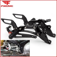 CNC GP Variable Speed Rear Seat Pedals For Aprilia RS4 125  4T 2011-2016 Adjustable Motorcycle Pedal