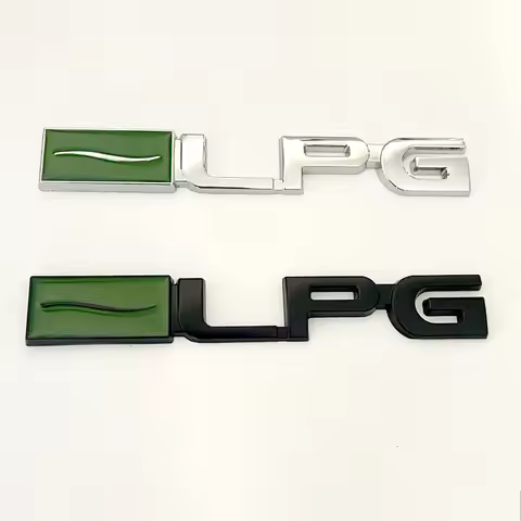 3D Metal LPG Logo Car Refit Emblem Door Sticker Badge Car Body Decor Sticker Car Styling For Chevrol