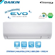 AC HEMAT LISTRIK EVO INVERTER DAIKIN 2.0 PK PRODUK MALAYSIA STKF50AV LOW WATT HEMAT BIAYA