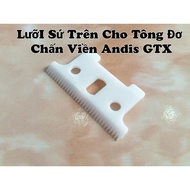 Top edge trimmer ceramic blade for Andis GTX, GTO clippers.