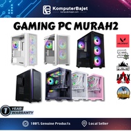 ⭐1 YEAR WARRANTY⭐ BUDGET GAMING PC CUSTOM MADE MURAH DESKTOP PC FULL SET DESIGN OFFICE PUBG GTAV CSG