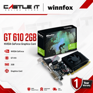 WINNFOX Nvidia GeForce GT 610 2GB GDDR3 / DDR3 Graphic Card GPU 64-bit 810mhz LP Low Profile GPU