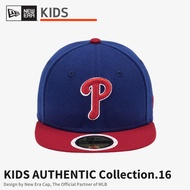 New Era Kids MLB Cap – Fitted Style / Phillies Brewers Nationals / Kids Hat Korea Import