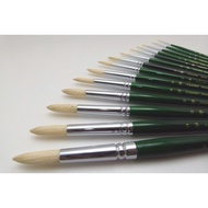 1271R Bristle Oil Painting Round Pen Oil Paint Brush (#0~#20) (No. 6 Shipped Only after 200, Excludi