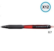 三菱 - 三菱UNI JETSTREAM 0.7筆 - 紅 (12pc)
