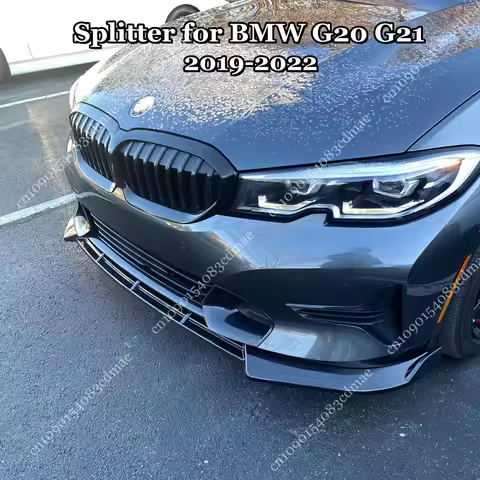 for BMW 3 Series G20 G21 318d 320d 320e 330d 320i 330i 2019-2022 Front Bumper Lip Spoiler Diffuser S