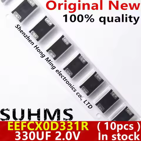 (10piece)100% New For SMD tantalum polymer capacitors,polymer capacitance,EEF-CX0D331R EEFCX0D331R 3