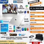 Promo Laptop HP 14s DQ CORE i5 1135g7 - HP 14s DQ2614TU Core i3 1115G4