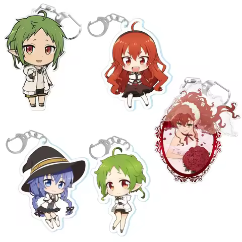 Anime Store Mushoku Tensei_ Jobless Reincarnation Sylphiette Eris Boreas Greyrat Acrylic Keychain Pe