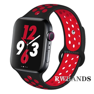 สายรัดกีฬา for Apple Watch Band 46mm 44mm 40mm 42-38-41mm 45mm Breathable Bracelet iWatch Series 10 
