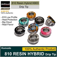 promo Authentic 810 Resin Hybrid Drip Tip K803 Komodo | driptip anti panas