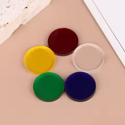 10Pcs Billiard Pool Cue Tips Clear Acrylic Replacement Tips Pool Tips Snooker Cue Tips Billiard Cue 