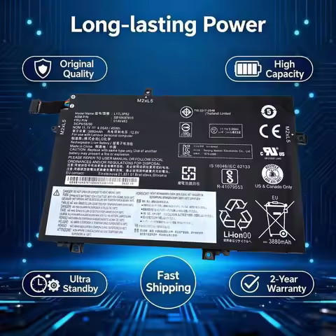 Original L17C3P52 Laptop Battery For Lenovo ThinkPad L480 L490 R480 R580 L580 L590 01AV463 01AV466 L