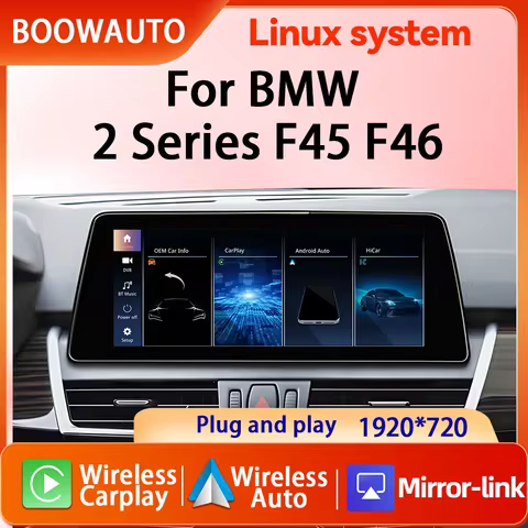 For BMW 2 serie F45 F46 NBT EVO NEW Wireless Carplay Car Multimedia Player Video Touch Screen Androi