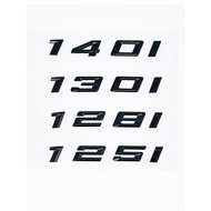 Glossy Black Alphanumeric Trunk Badge for BMW 1 Series E81 E82 E87 E88 F20 F21 - 116i 118i 120i 125i