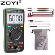เครื่องวัดอุปกรณ์เครื่องมือ ZOYI ZT-102L ดิจิตอลแบบอัตโนมัติ 60H ความถี่ที่ปรับได้ อุปกรณ์วัดไฟฟ้าแล