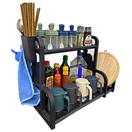 5566 Spice shelf 2 space-saving multi-purpose 2-tier smart storage shelves ms 5566