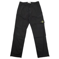สภาพดีเยี่ยม▼เกาะสโตน STONE ISLAND K2S153100030 กางเกงคาร์โก้ ผ้าคอตตอนออร์แกนิกซาตินยืดหยุ่น พร้อมโ