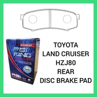 TOYOTA PRADO LAND CRUISER HZJ80 REAR DISC BRAKE PAD