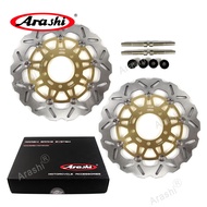 Arashi 300mm Oversize CNC Full Floating Front Brake Disc Disk For KAWASAKI NINJA ZX6R ZX-6R 636 2003