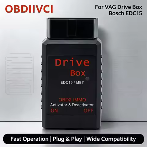 NO NEED TO COMPUTER!!! For Adi EDC15/ME7 IMMO Deactivator V-A-G Drive Box OBD 2 OBD2 Immobilizer IMM