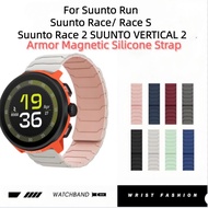 silicone magnetic watch strap For Suunto Run Suunto Race/Race S Suunto Race 2 SUUNTO VERTICAL 2