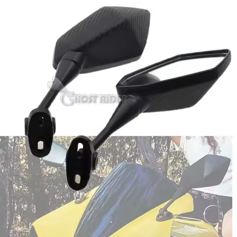 For DAYTONA 675 R Benelli 302R 252R Bajaj Pulsar 200 NS/200 RS Mirrors Motorcycle Scooter Rear View 