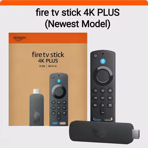 Original Amazon Fire TV Stick 4K PLUS (Newest Model) with AI-powered Fire TV Search, Wi-Fi 6, Find s