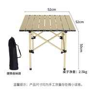 Rolling table, foldable for picnic️️ SPECIFICATIONS: • Small table size 52*51*50cm • Large table siz
