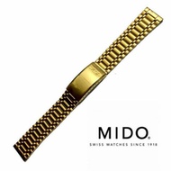 Mido Commander 0cean Star Datoday Gold 18mm Chain Watch Strap