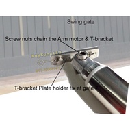 OAE Autogate Steel T-Bracket Arm Motor T-Holder to Support Gate Swing Force Adjustable