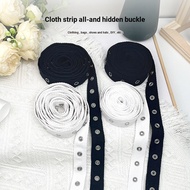 Pure Cotton Adjustable Herringbone Strap Five-Claw Buckle Strap Baby Buckle Strap Buckle Strap Elast