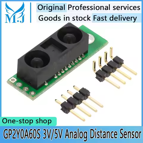 for Sharp/Socle GP2Y0A60S Analog Distance Sensor, 10-150cm,3V/5V