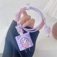14 Charger Suitable Protective Case iPhone15/Cartoon Winding Rope Data Cable Apple European Standard