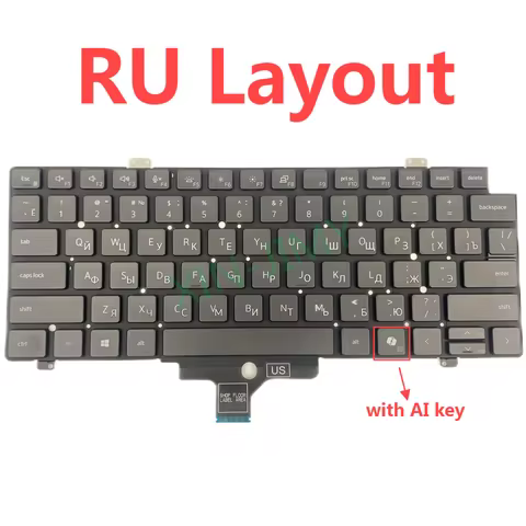 5420 Russian Backlit Keyboard for Dell Latitude 7420 7430 7521 7520 7530 5420 5421 5430 5431 5450 wi